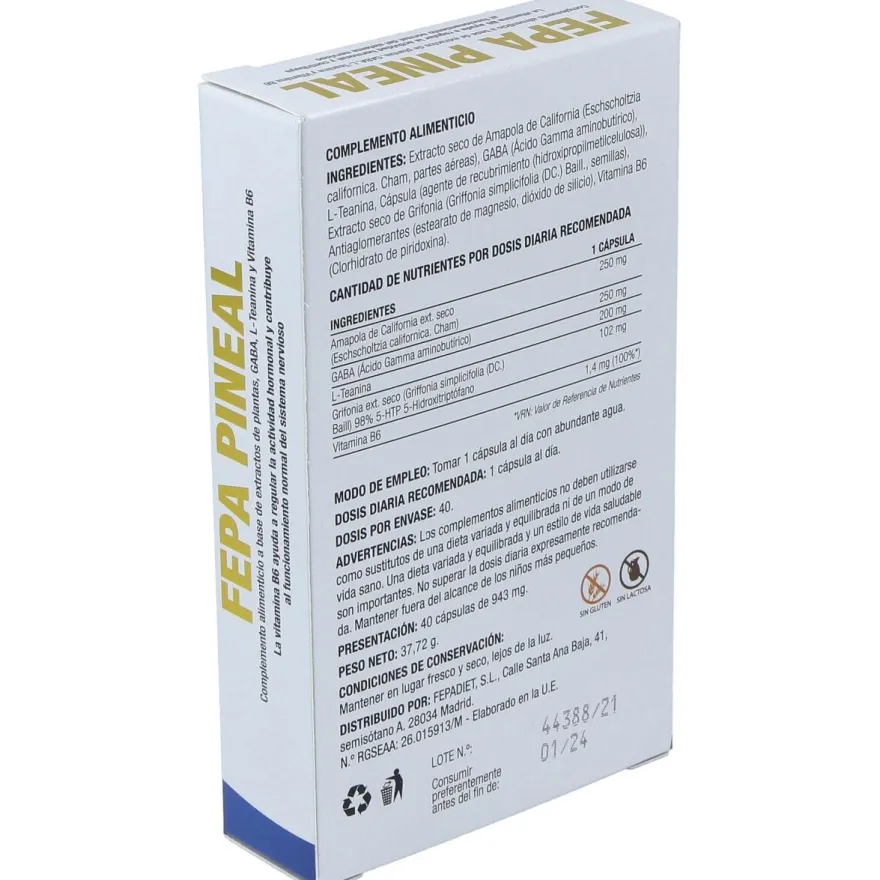 Fepa-Pineal 40Cap.