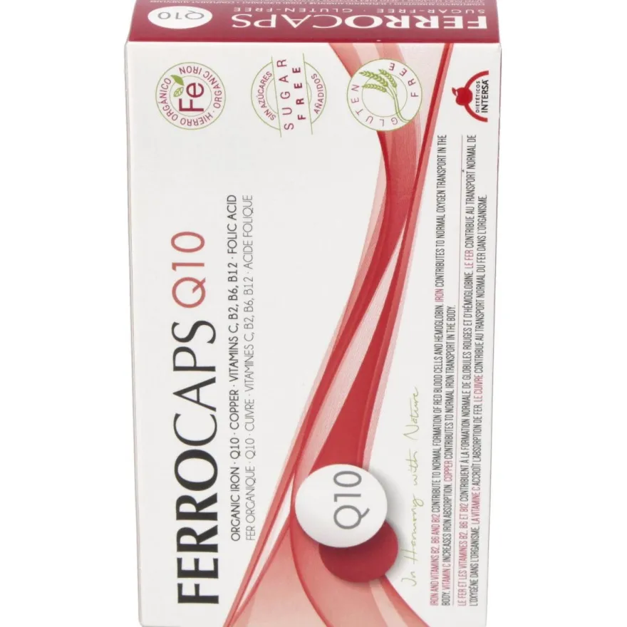 Ferrocaps Q10 60 Cápsulas - Intersa