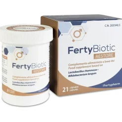 Fertypharm Fertybiotic Restore Probióticos Para La Fertilidad Masculina 21 Cápsulas
