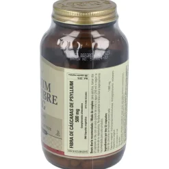 Fibra de Cáscara de Psyllium 500mg 200caps - Solgar