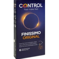 Finissimo Original Preservativo, 6 Unidades - Control