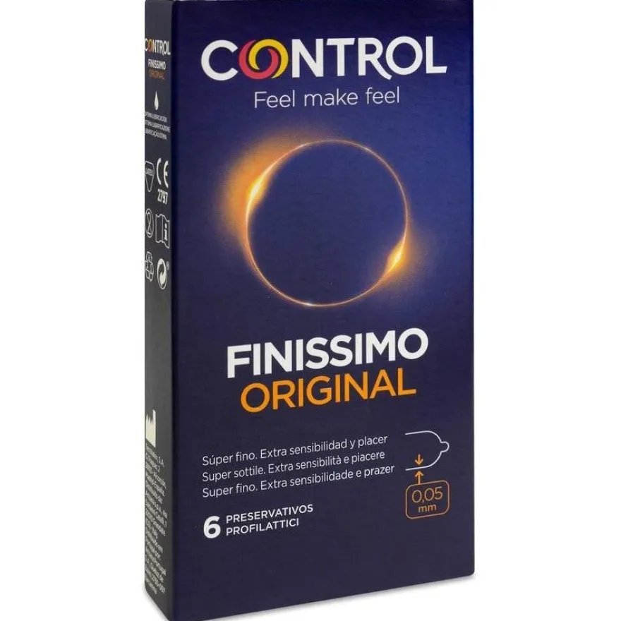 Finissimo Original Preservativo, 6 Unidades - Control
