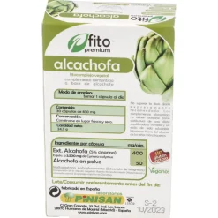 Fito Premium - Alcachofa - Pinisan - 30 Cápsulas