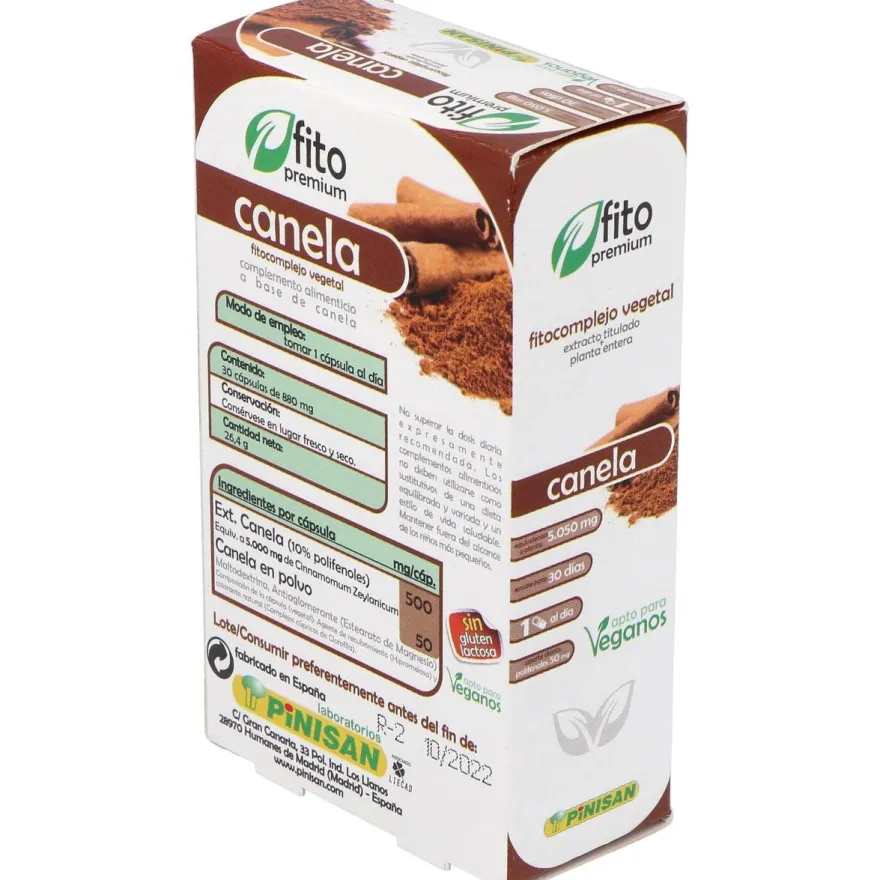 Fito Premium - Canela - 30 Cápsulas - Pinisan