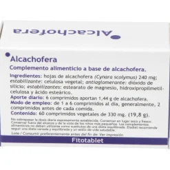 Fitotablet Alcachofera 60comp - Eladiet