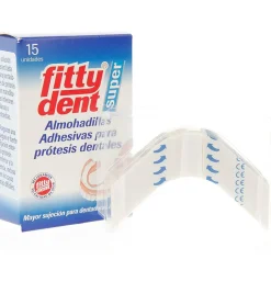 Fittydent Superadh - Almohadillas Adhesivas Protesis (15 U) - Dentaid