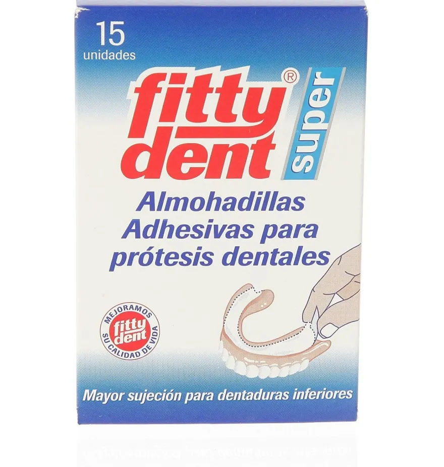 Fittydent Superadh - Almohadillas Adhesivas Protesis (15 U) - Dentaid