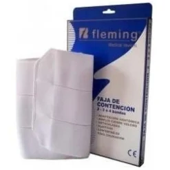 Fleming Faja Elástica Contención 3 Bandas T - 2 1ud - Sin Marca
