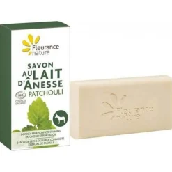 Fleurance Nature Jabón Leche De Burra Patchouli Pastilla 100G