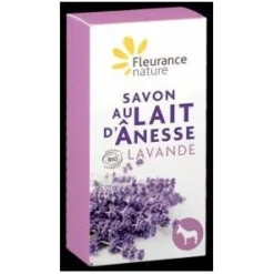 Fleurance Nature Savon Lait Anesse Lavande 100G