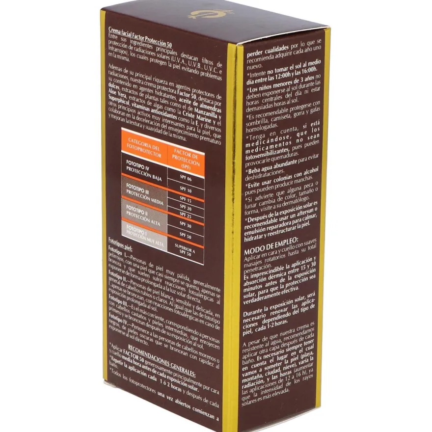 Fleurymer Crema Solar Facial Spf-50 Montaña