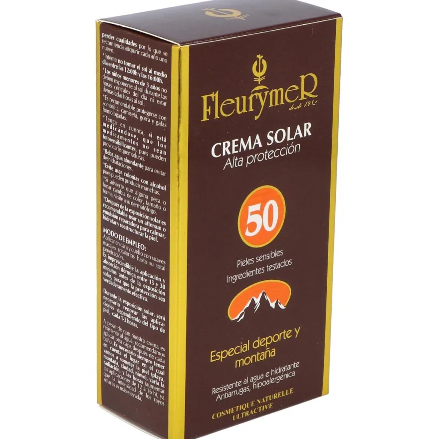 Fleurymer Crema Solar Facial Spf-50 Montaña