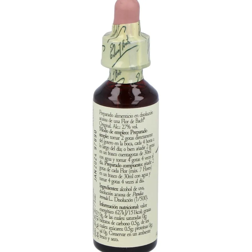 Flores Bach Aspen Alamo Temblon 20Ml.