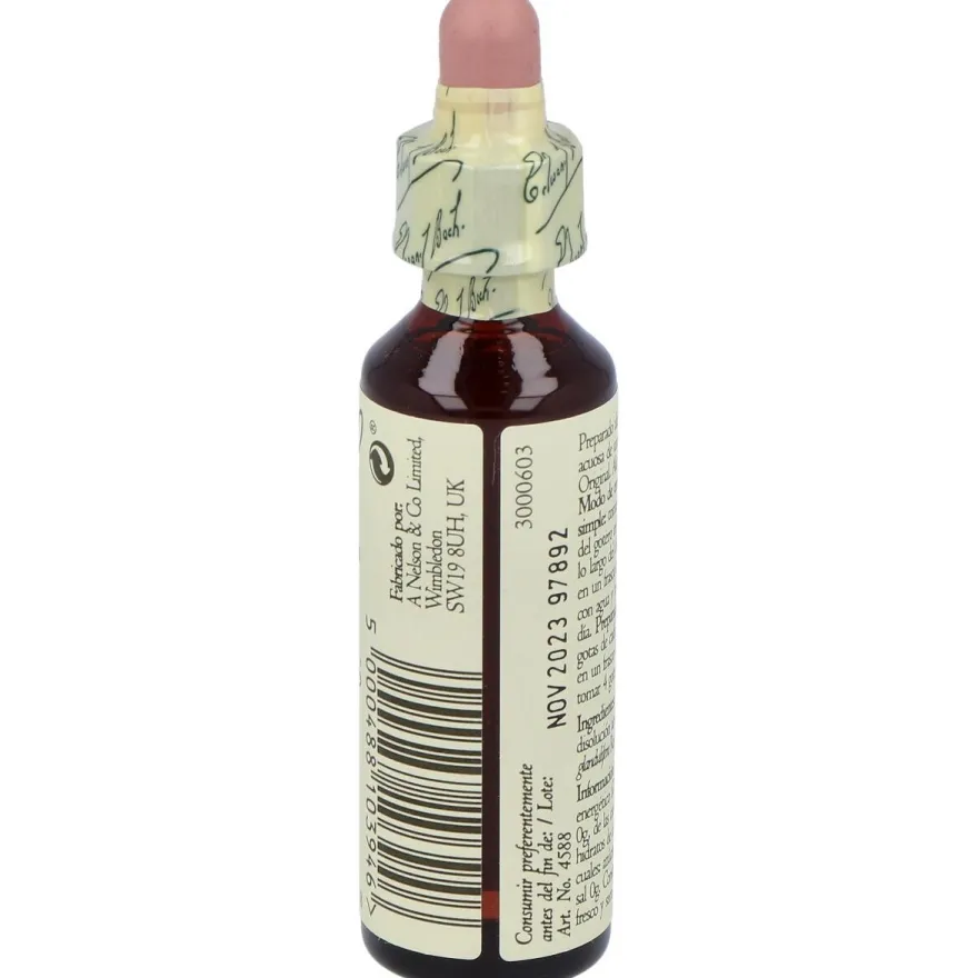 Flores Bach Impatiens Impaciencia 20Ml.