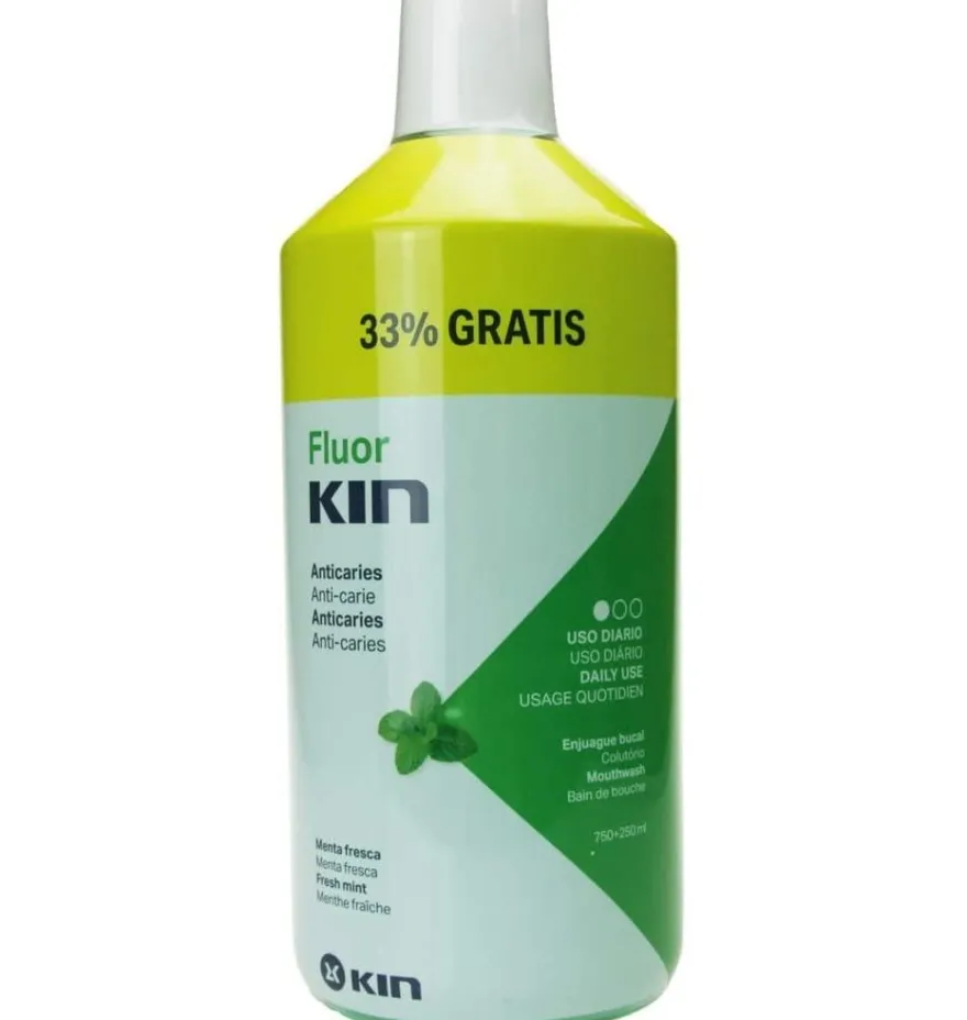 Fluor Kin Anticaries Colutorio Diario 0,05 (1 Envase 750 Ml)