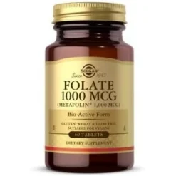 Folato Como Metafolin 1000mcg 60comp - Solgar