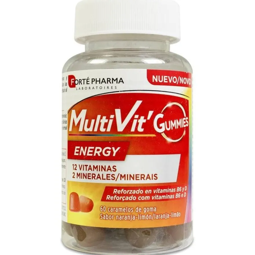 Forte Pharma Multivit Gummies Energie 60uds - Sin Marca