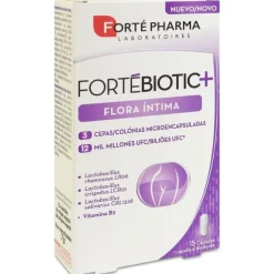 Forté Pharma Fortébiotic+ Flora Íntima, 15 Cápsulas
