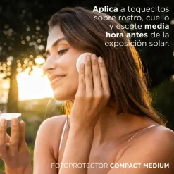 Fotoprotector Compact Bronce SPF50+, 10 g.- Isdin