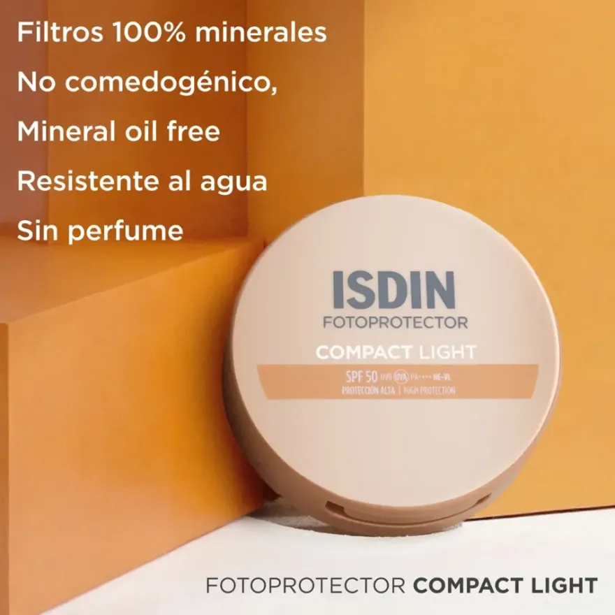 Fotoprotector Compact Light SPF50+, 10 g.- Isdin