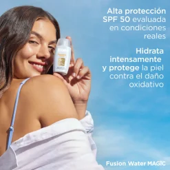 Fotoprotector Fusion Water MAGIC SPF 50, 50 ml. - Isdin