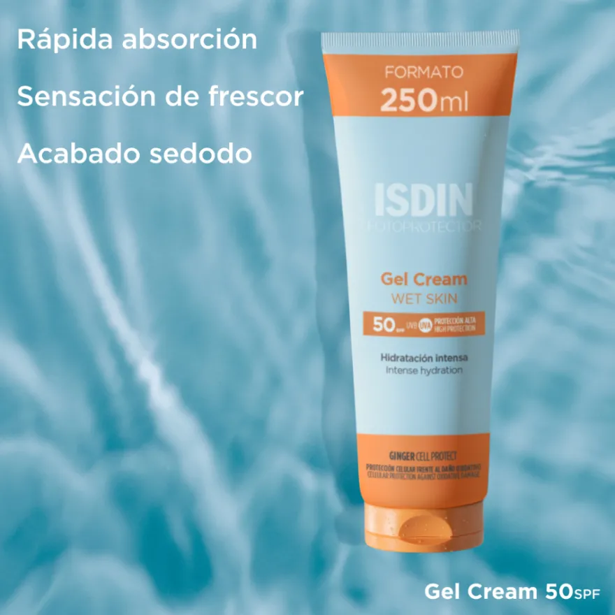 Fotoprotector Gel Cream SPF50, 250 ml. - Isdin