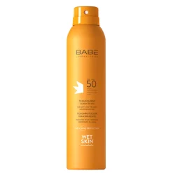 Fotoprotector Transparente Wet Skin SPF 50, 200 ml. - BABE