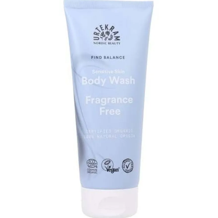 Fragance Free Gel de Baño 200ml. Eco Vegan - Urtekram