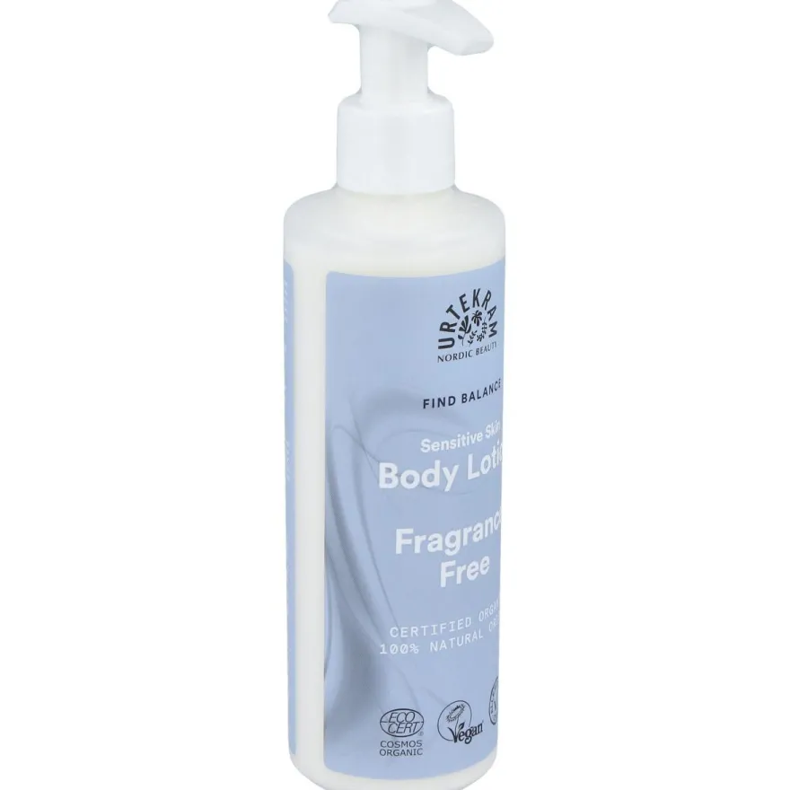 Fragance Free Locion Corporal 245ml. Eco Vegan - Urtekram