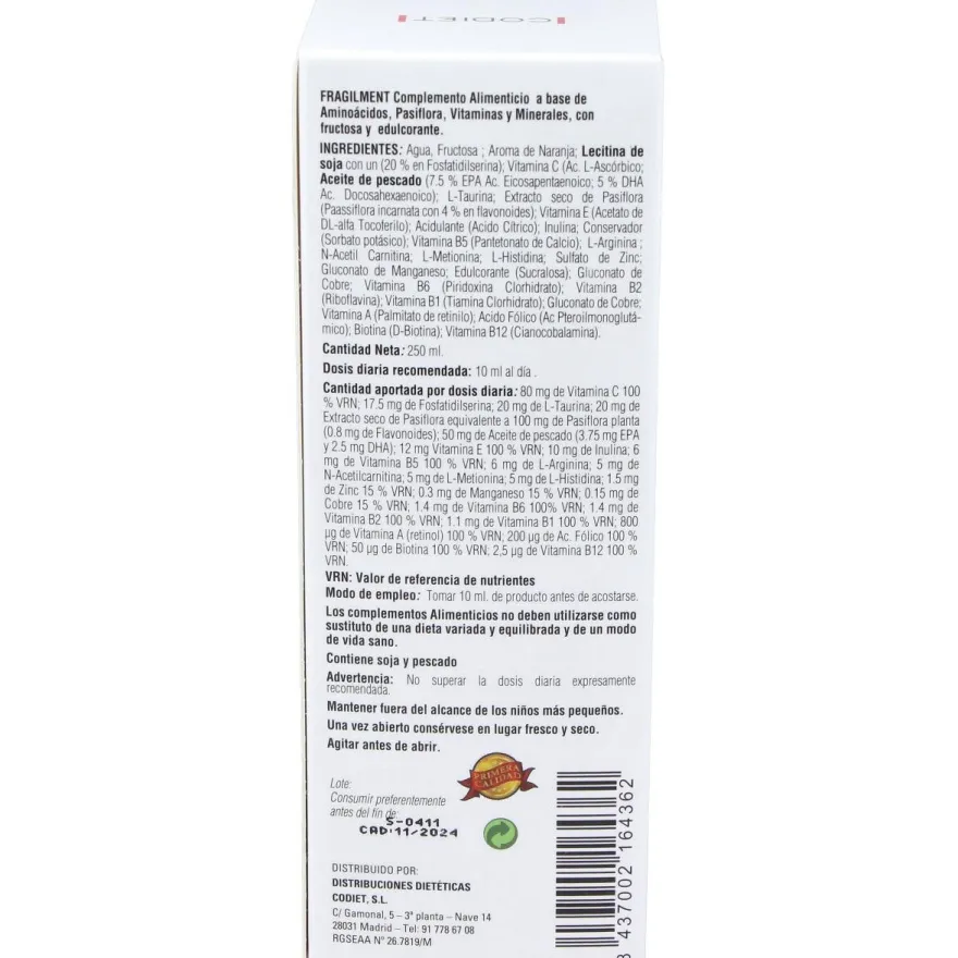 Fragilment 250 ml - Codiet