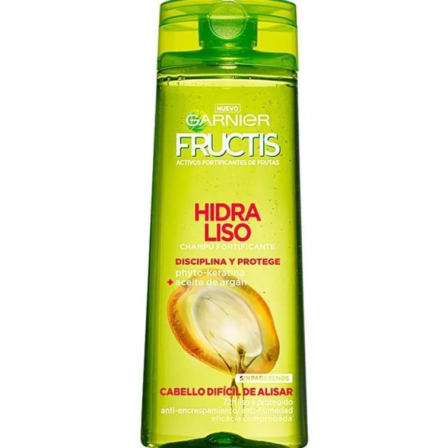 Fructis Champú Hidra Liso 72h 360ml - Garnier