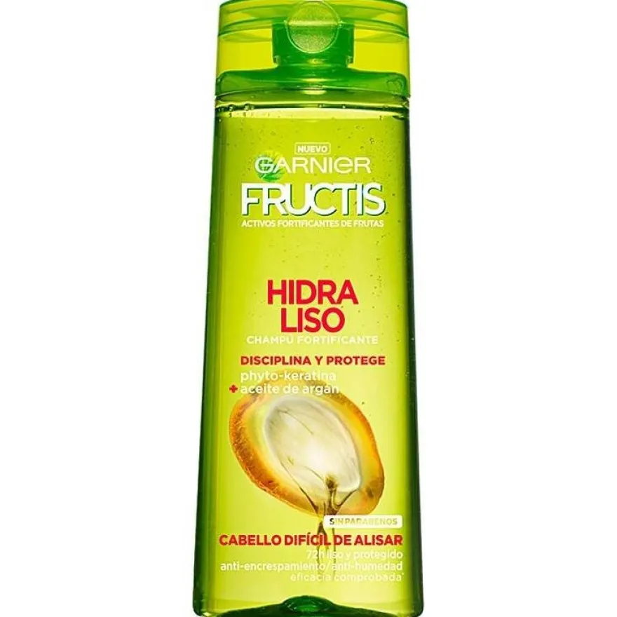 Fructis Champú Hidra Liso 72h 360ml - Garnier