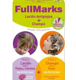 Fullmarks Antipiojos y Liendres Champú + Locion - Pediculicida (1 Envase 100 ml + 1 Envase 150 ml Kit) - Reckit Benckiser