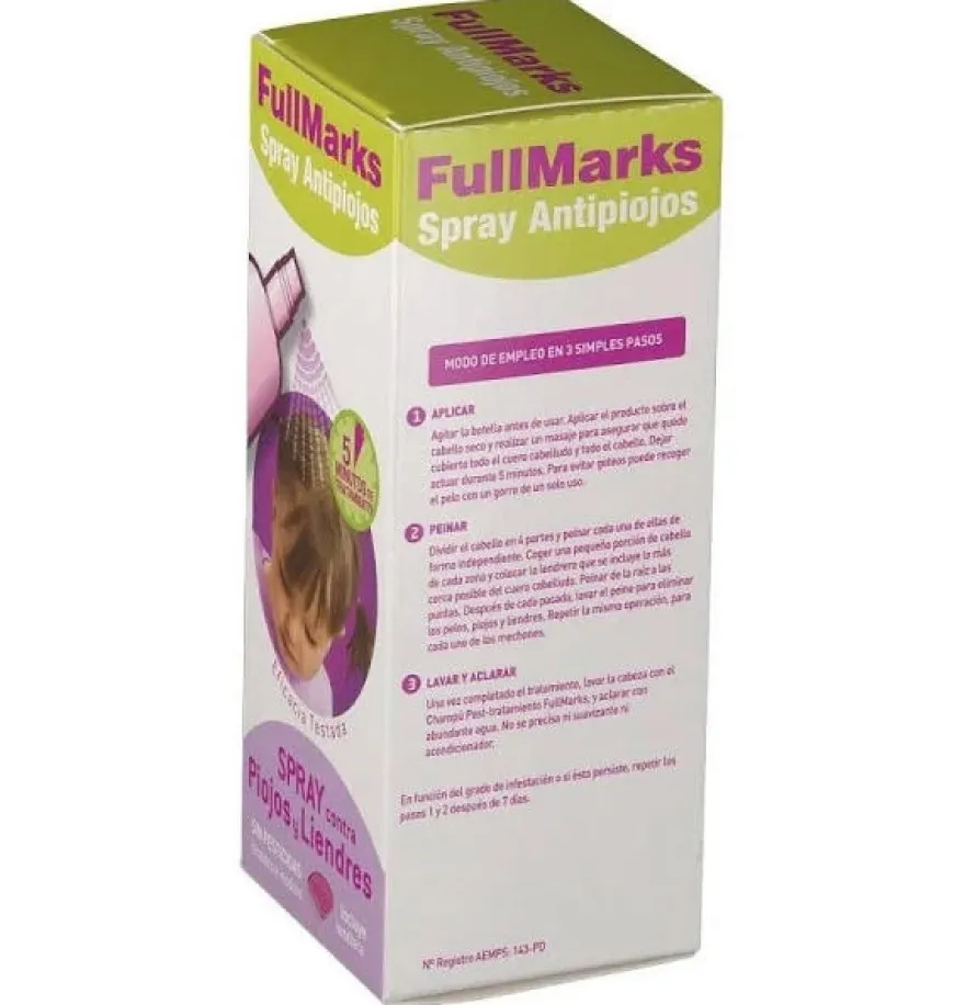 Fullmarks Spray - Antipiojos (1 Envase 150 ml) - Reckitt Benckiser