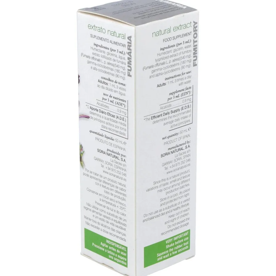 Fumaria Extracto 50ml - Soria Natural