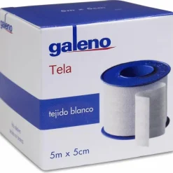 Galeno Esparadrapo Tejido Blanco 5 Cm X 5 M, 1 Ud