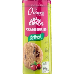 Galletas Digestive Arandanos 0% Azucares 190gr - Santiveri