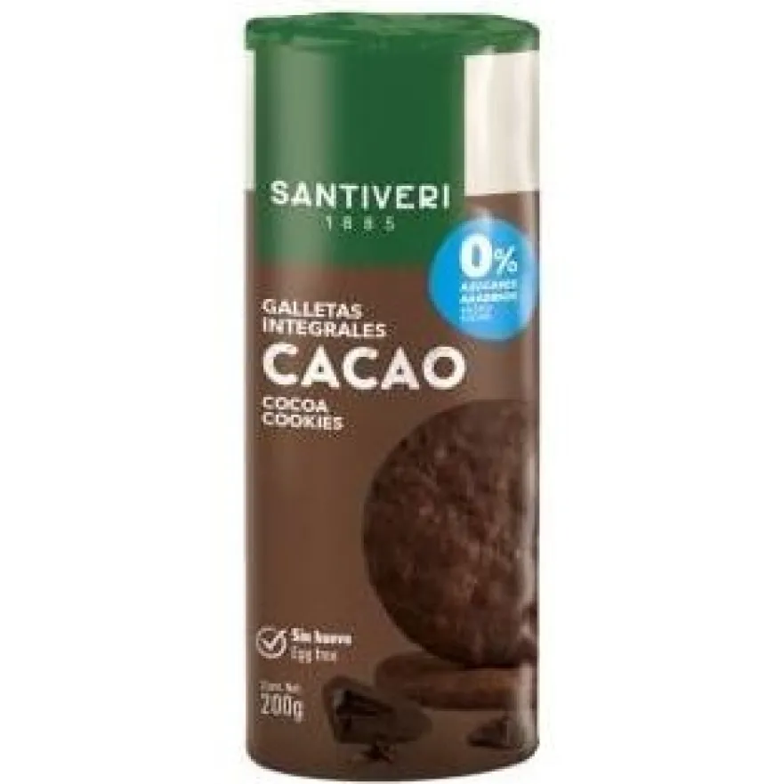 Galletas Digestive Cacao 0% Azucares 200gr - Santiveri