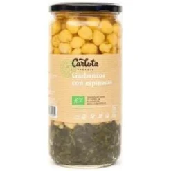 Garbanzos con Espinacas 720g - Carlota Organic