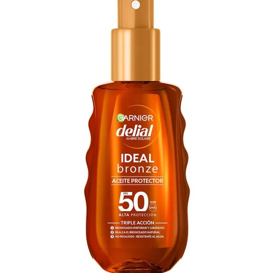 Garnier Delial Ideal Bronze Aceite Protector Spf50 150Ml