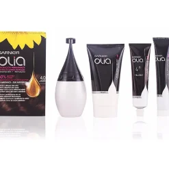Garnier Olia Coloración Permanente N°4.0 Castaño 4Uds