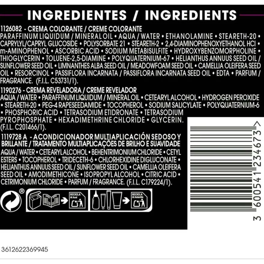 Garnier Olia Coloración Permanente N°5.0 Castaño Claro 4Uds