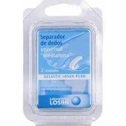 Gelastic Separadores de Dedos Media Luna Talla S, 2 Uds - Losan