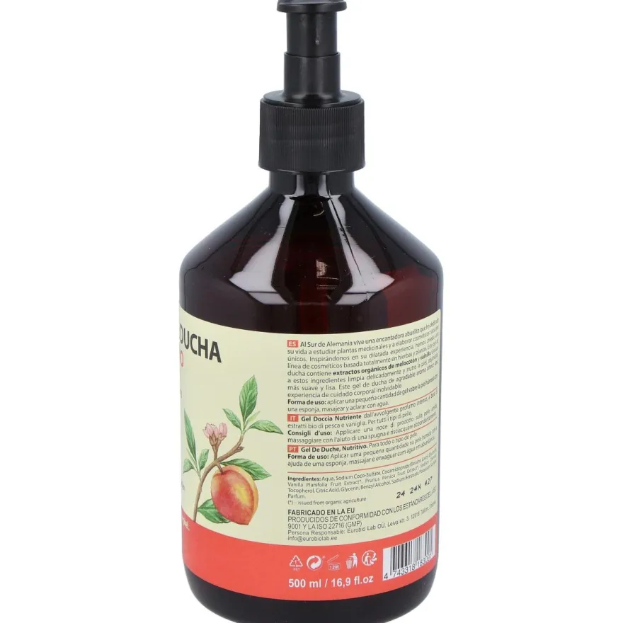 Gel de Ducha Nutritivo Melocoton 6udsx500ml - Oma Gertrude