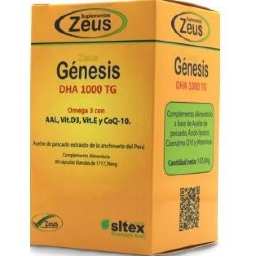 Genesis Dha Tg 1000 Omega 3 60cap. 2 - Zeus