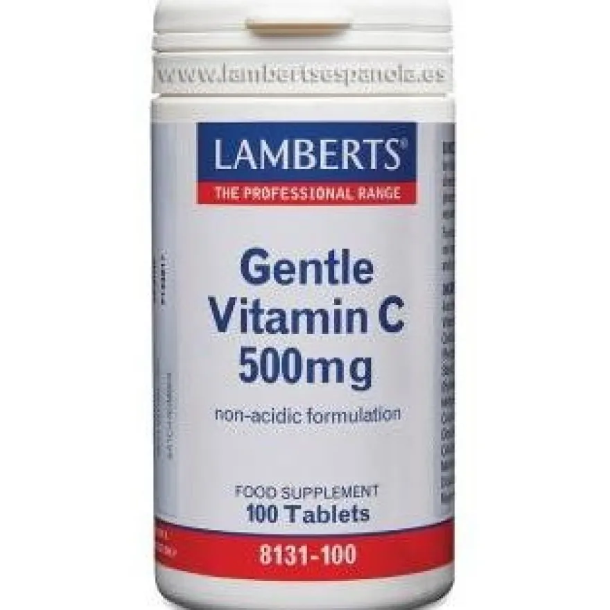 Gentle Vitamina C 500mg 100 Comprimidos - Lamberts