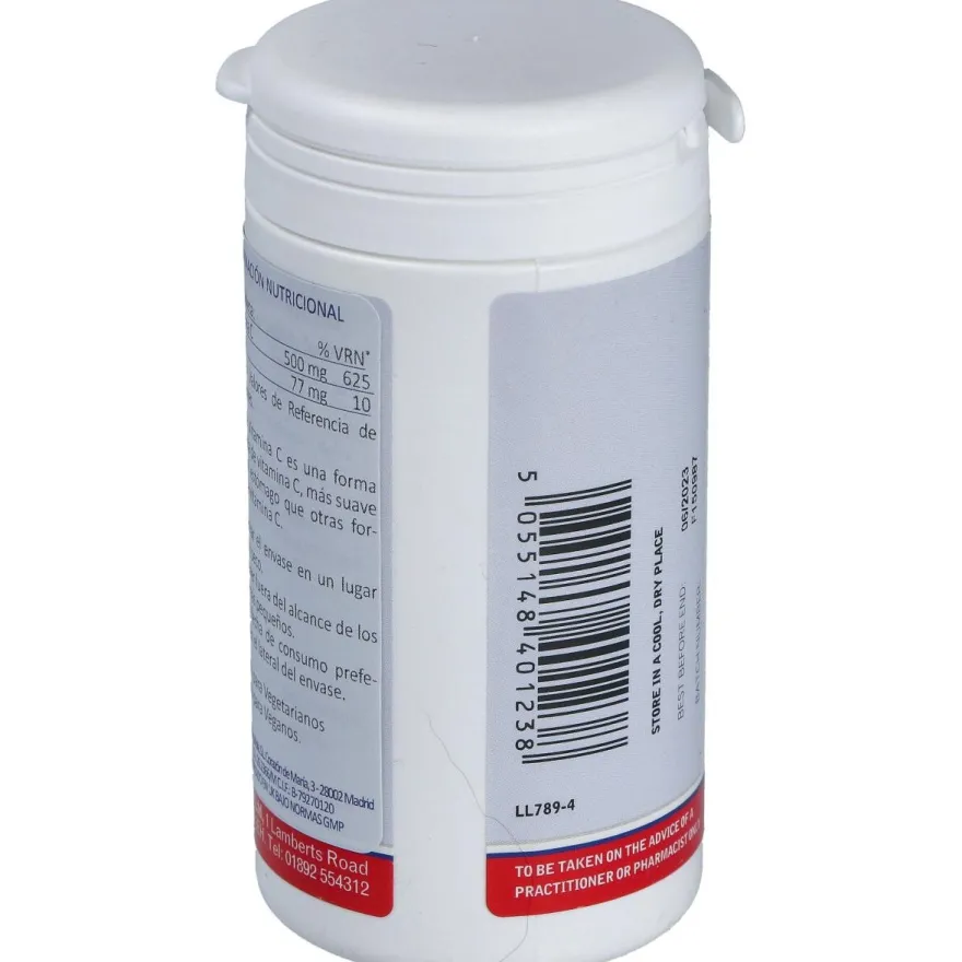 Gentle Vitamina C 500mg 100 Comprimidos - Lamberts