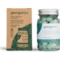 Georganics Mouthwash Tablets Spearmint 180Comp