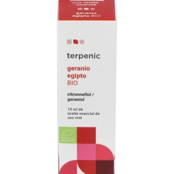 Geranio Aceite Esencial Alimentario Bio 10Ml.