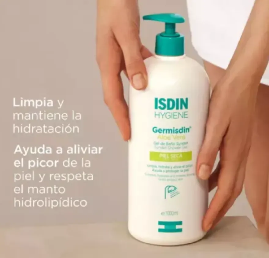 Germisdin Aloe Vera Gel de Baño, 1000 ml. - Isdin